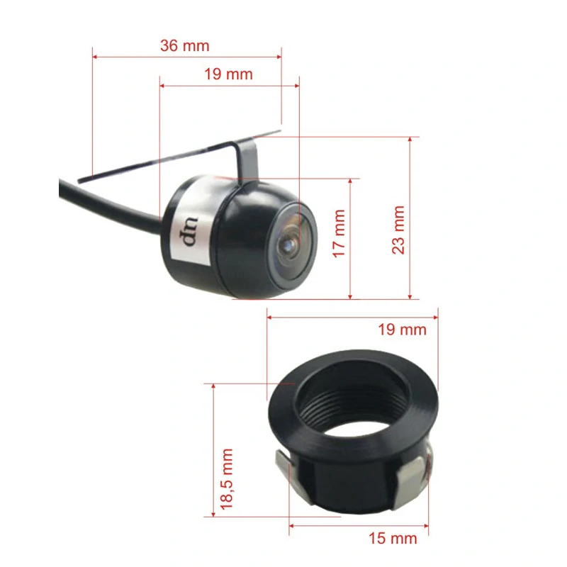 Kamera CCD zavrtávací / vnější PAL