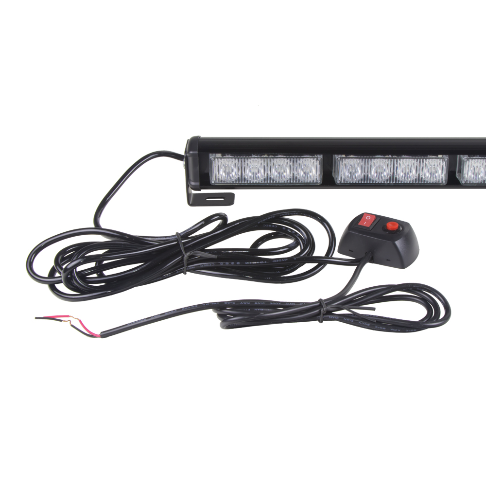 LED světelná alej, 20x LED 3W, modrá 580mm, ECE R10