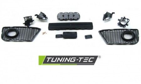 Nárazník přední AUDI A3 08-12 RS STYLE CHROME BLACK