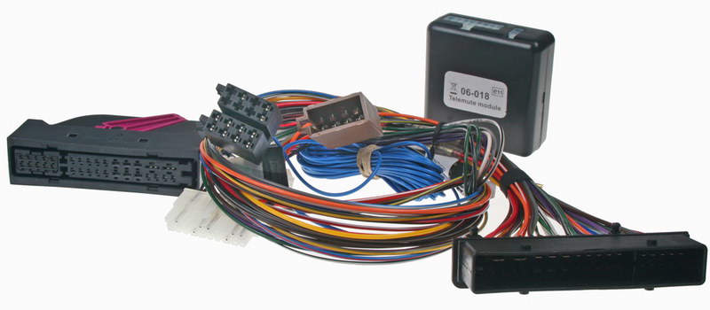 Kabeláž pro HF PARROT/OEM Audi A6,Q7 MMI (stříbrný zesilovač)