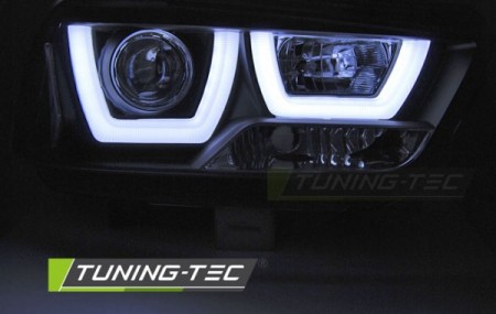 Světla přední DODGE CHARGER LX II 11-15 TUBE LIGHT BLACK