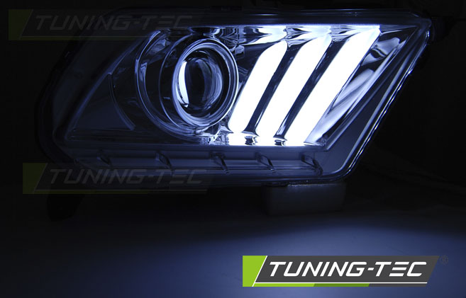 FORD MUSTANG V 10-13 TUBE LIGHT CHROME