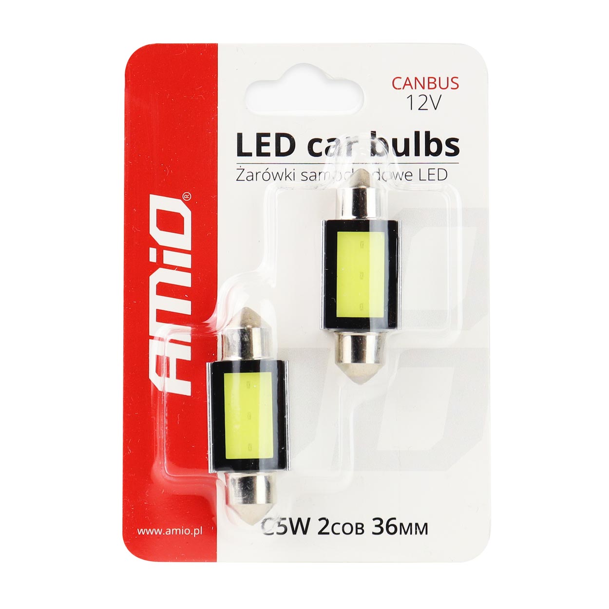 CAN-BUS Led žárovka SUFIT 36mm, 2ks