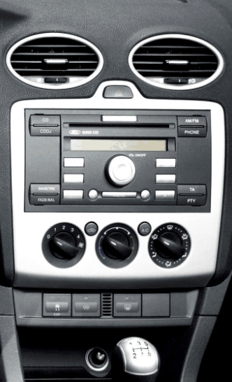 2DIN redukce pro Ford C-MAX, S-MAX, Focus 05-2011, Fiesta 06-, Fusion 06-, Galax