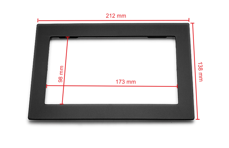 2ISO (2DIN) redukční rámeček