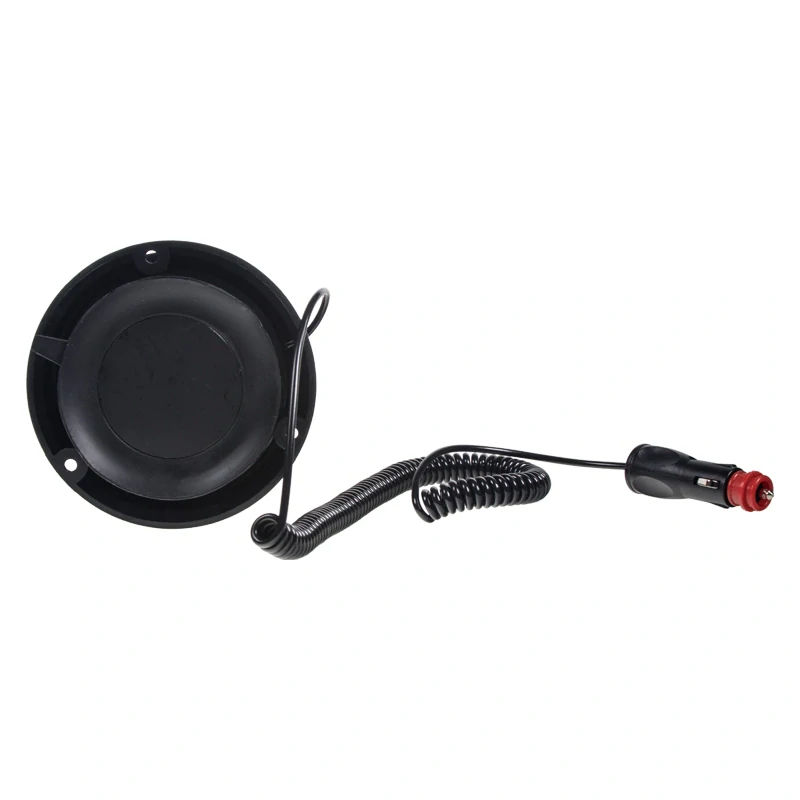 LED maják, 12-24V, 12x3W, oranžový magnet, ECE R65