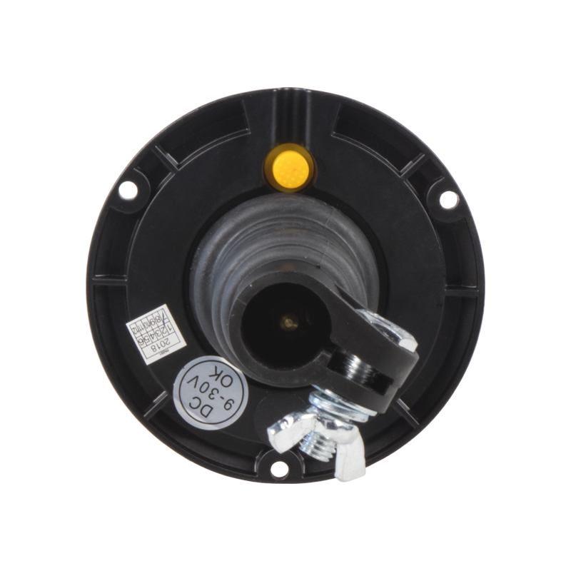LED maják, 12-24V, 18x1W oranžový na držák, ECE R65