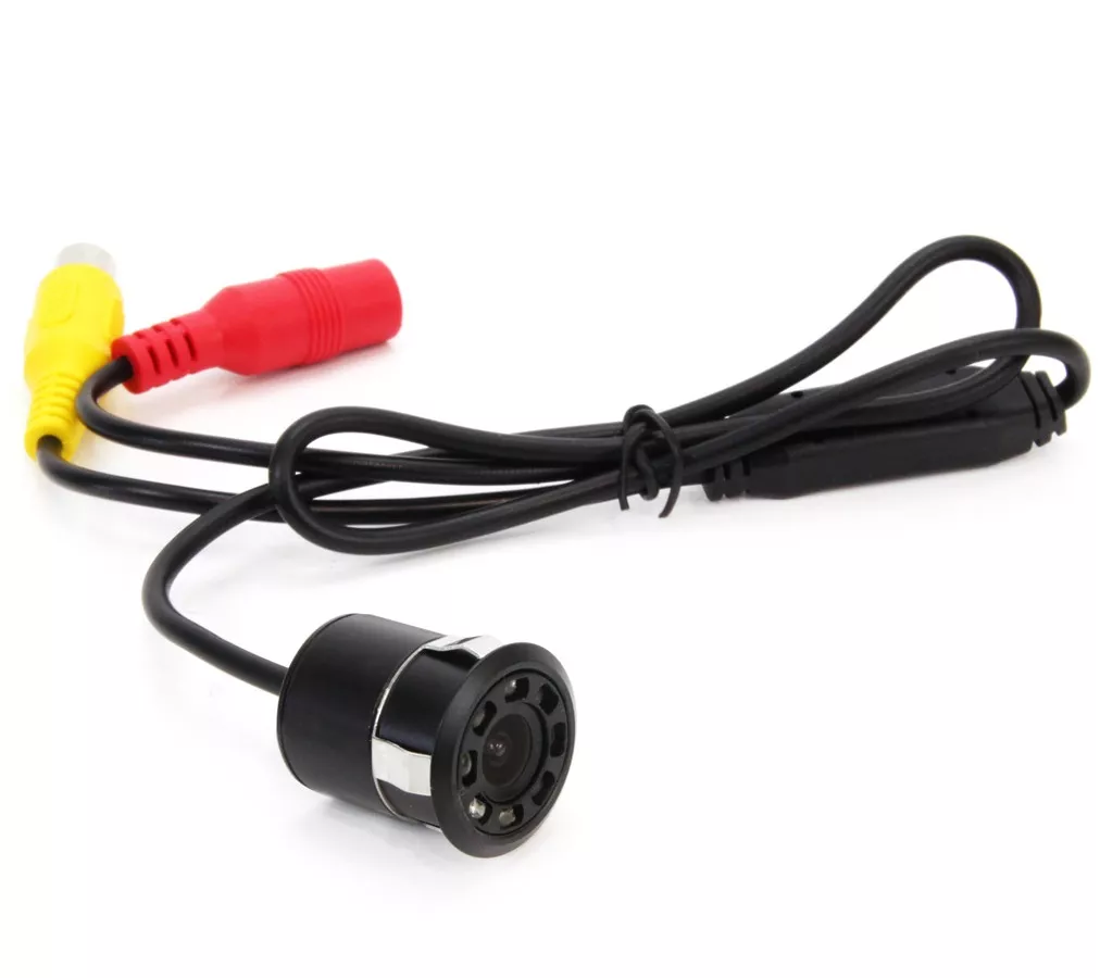 Kamera do auta Amio HD-308-LED 180° s nočním viděním o průměru 18 mm s LED osvětlením - Amio