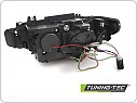 Přední světla BMW 3 F30, F31 s LED Angel Eyes DRL 2010-2015 černá