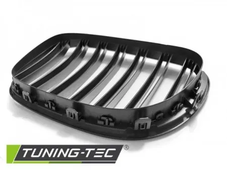Přední maska BMW F01 09-07.12 DUBLE BAR lesklá černá