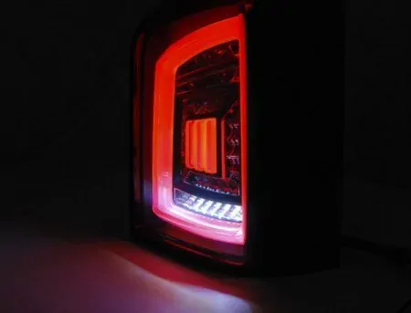 ZADNÍ SVĚTLA VW T5 2003-2015, LED BAR, KOUŘOVÉ, ČERVENÉ