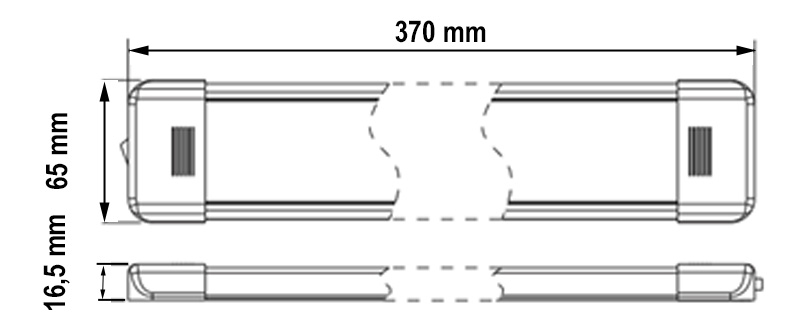 PROFI LED osvětlení interiéru univerzální 12/24V 54LED