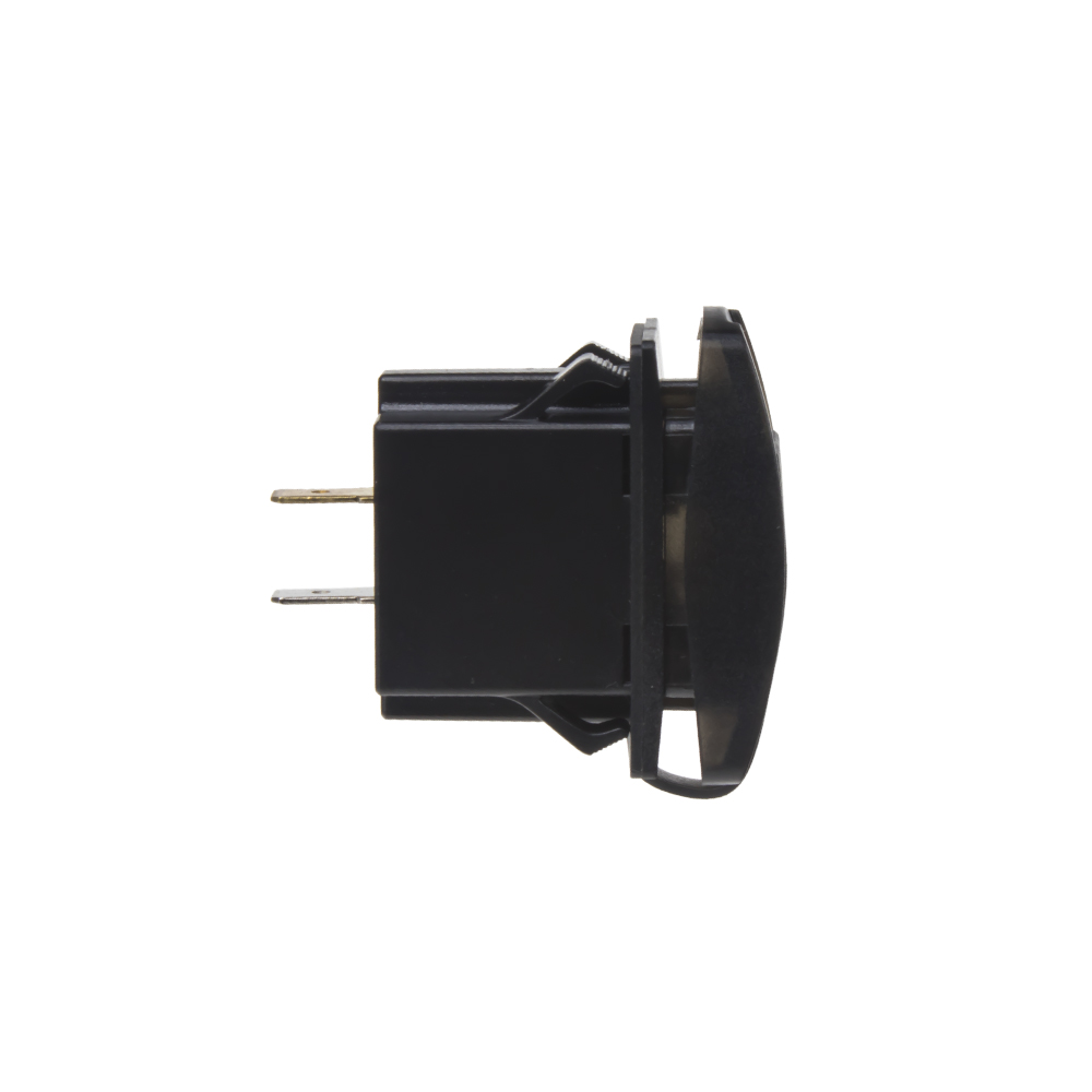 USB zásuvka "Rocker" s voltmetrem, modrá 2 slot