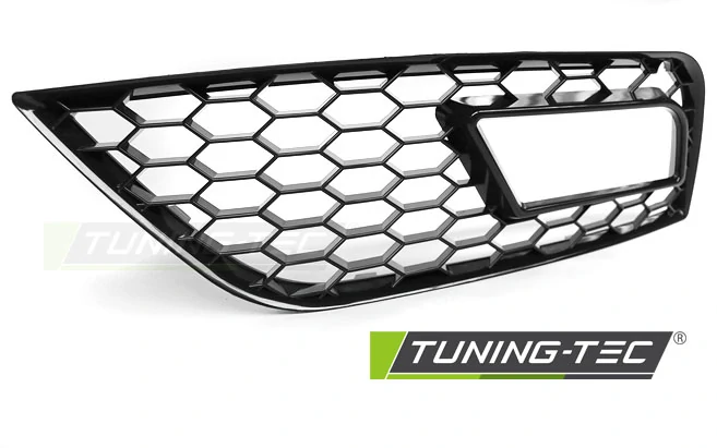 AUDI A4 (B8) 11.11-15 GLOSSY BLACK - rámečky mlhovek