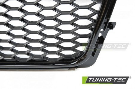 PŘEDNÍ MASKA AUDI A4 RS-STYLE 2008-2011 ČERNÁ LESKLÁ