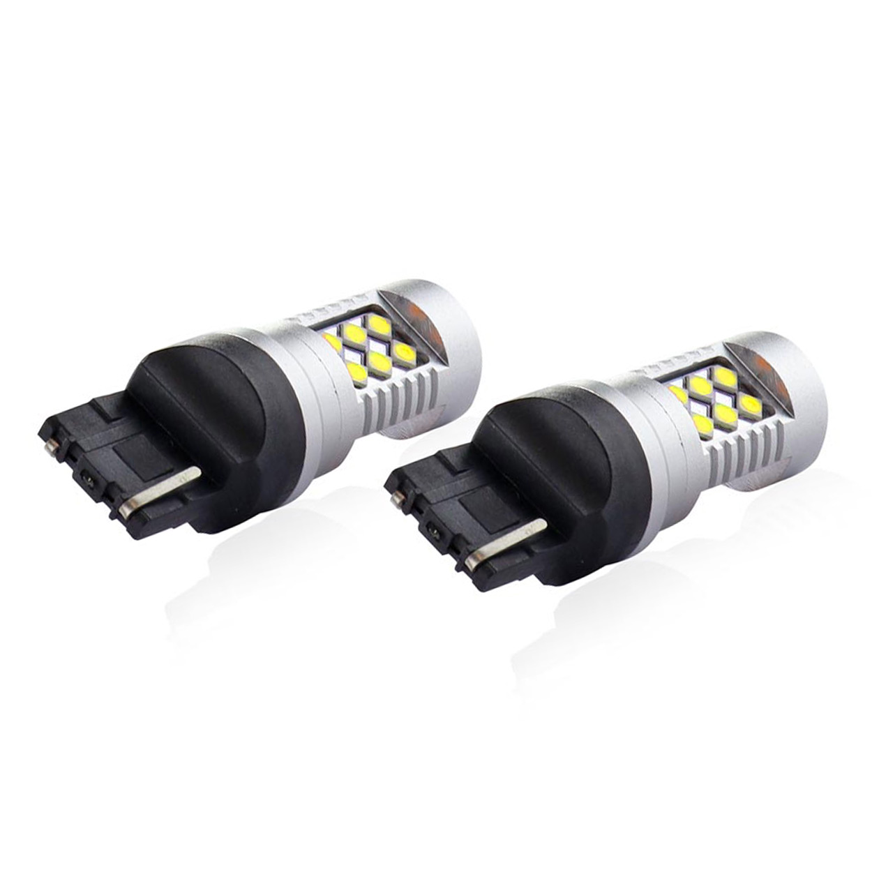 CAN-BUS žárovky T20 (7440) 24 SMD LED bílé 6000°K, AMIO, 2 ks