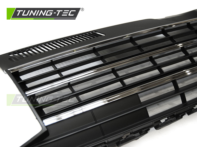 SPORTOVNÍ MASKA BEZ ZNAKU VW T6 2015- BLACK CHROME