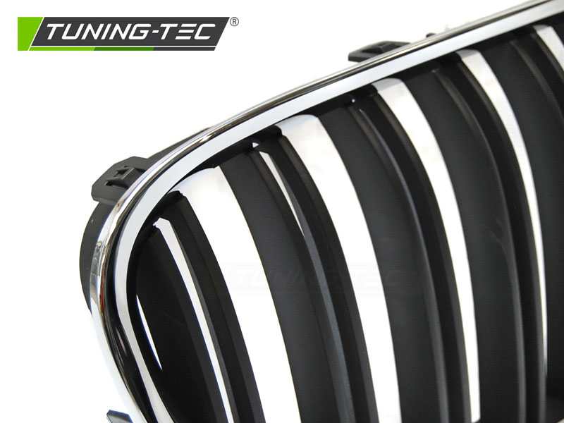 PŘEDNÍ MASKA, LEDVINKY BMW F01, 2009-2012, CROM-BLACK