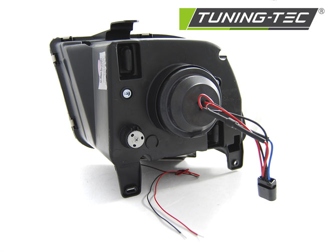 PŘEDNÍ SVĚTLA FORD MUSTANG 2004-2009, TUBE LIGHT ČERNÉ