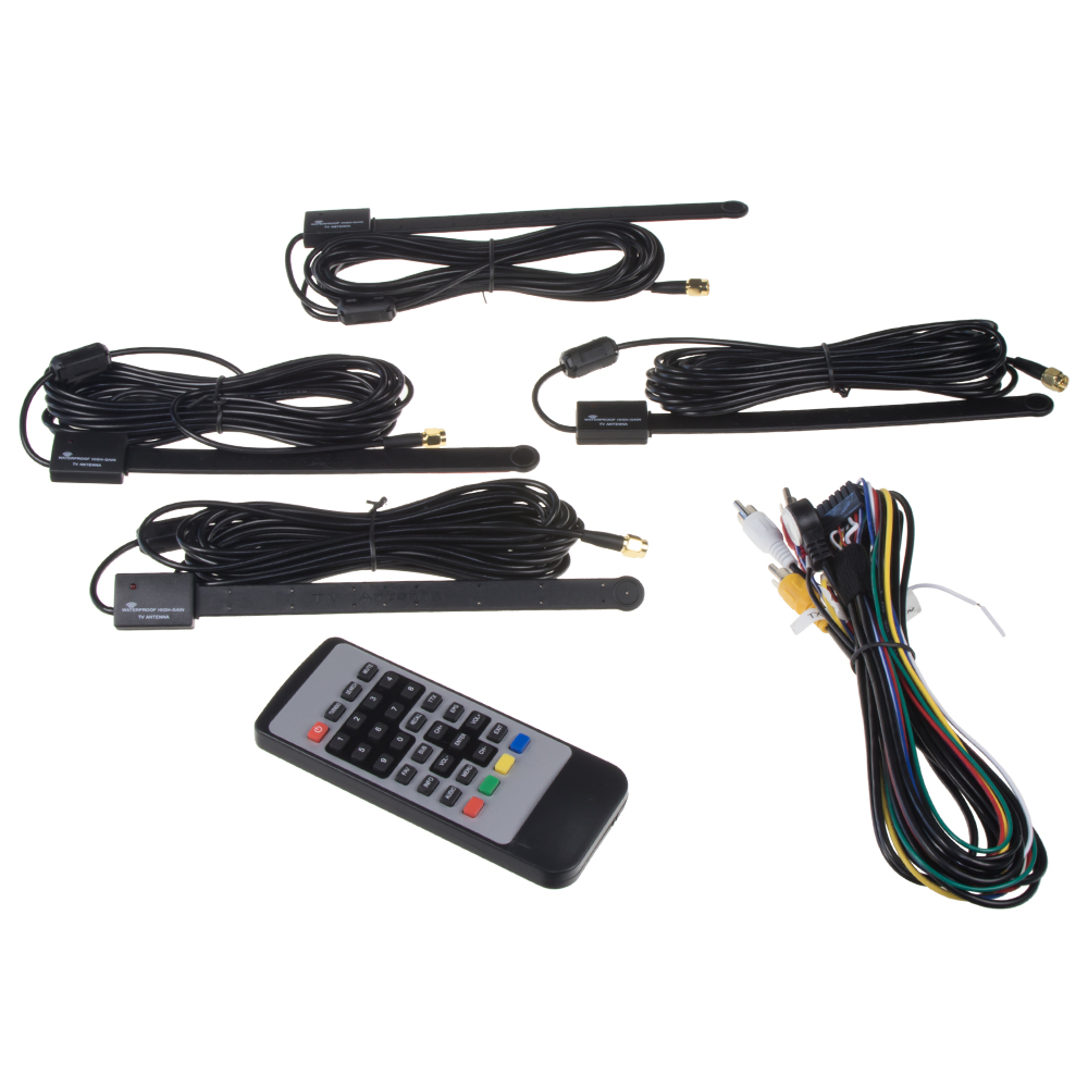 DVB-T2/HEVC/H.265 digitální tuner s USB + 4x anténa