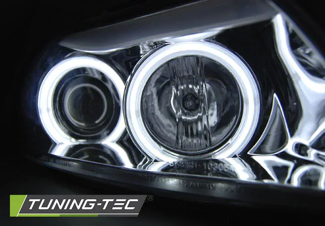 PŘEDNÍ SVĚTLA ANGEL EYES CCFL BMW E90,91 2005-2008 CHROM