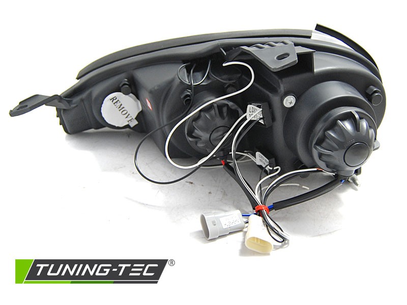 PŘEDNÍ SVĚTLOMETY, SVĚTLA, LAMPY MAZDA MX5, 2001-2005, ANGEL EYES BLACK
