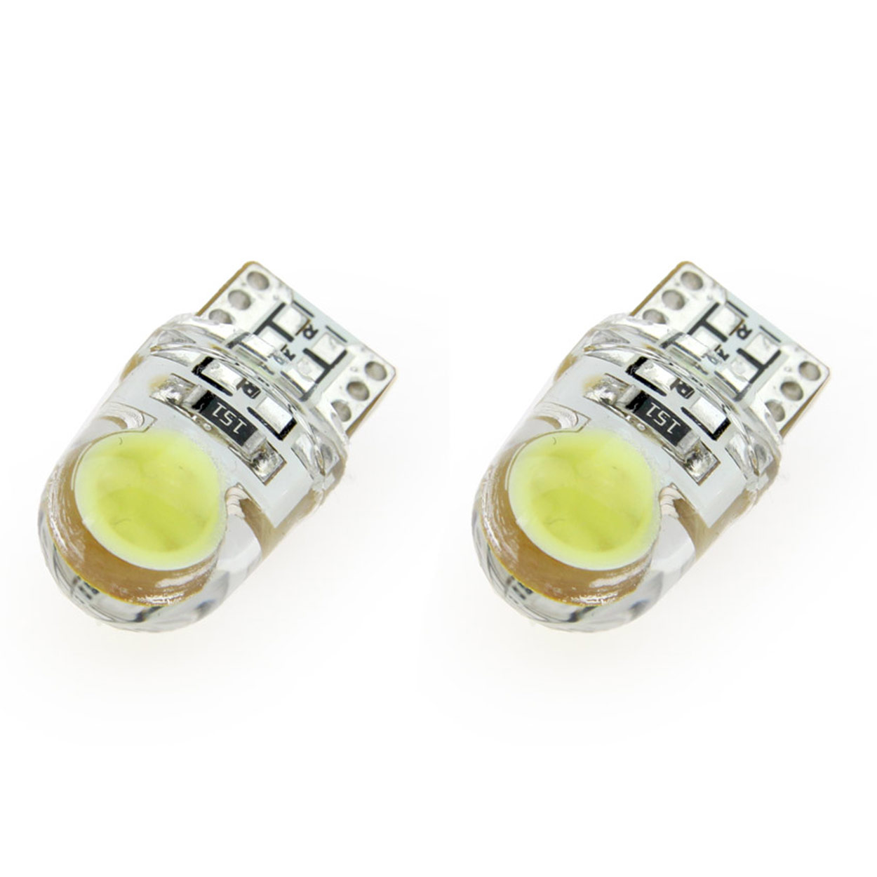 LED ŽÁROVKY T10 (W5W) 2XLED COB 12V, BÍLÁ (2 ks) AMIO