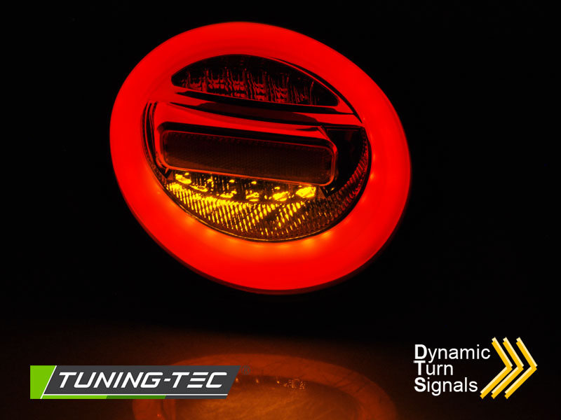 ZADNÍ SVĚTLA, SVĚTLOMETY VW NEW BEETLE 1998-2005, LED BAR S DYNAMICKÝM BLINKREM