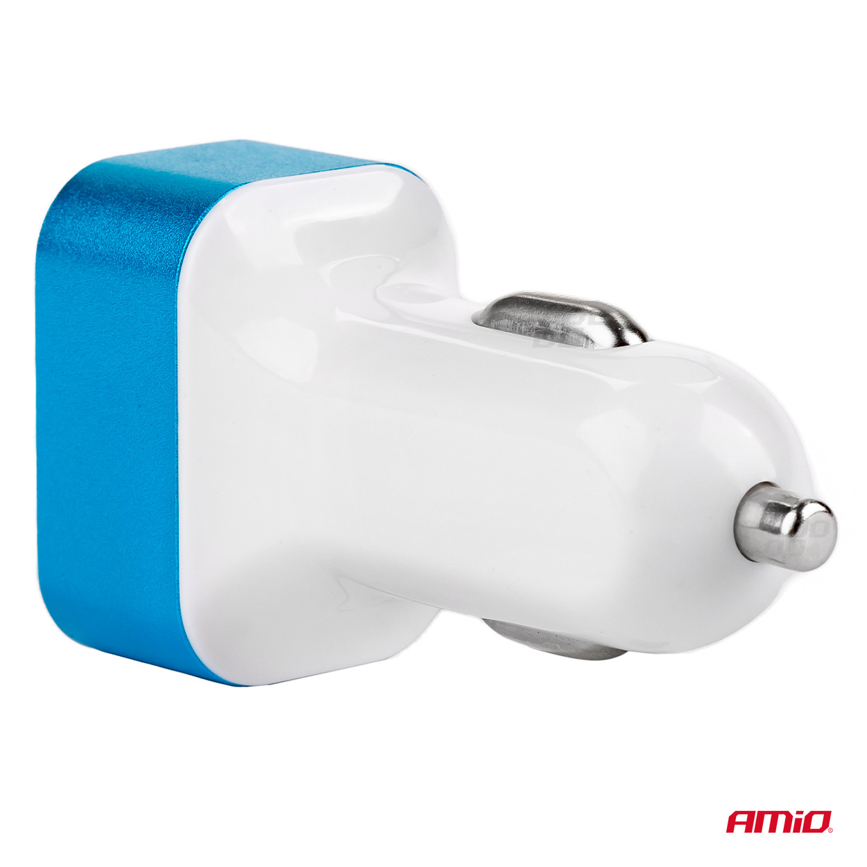 Autonabíječka mobilního telefonu s 2xUSB + tester napětí akumulátoru TEST-04