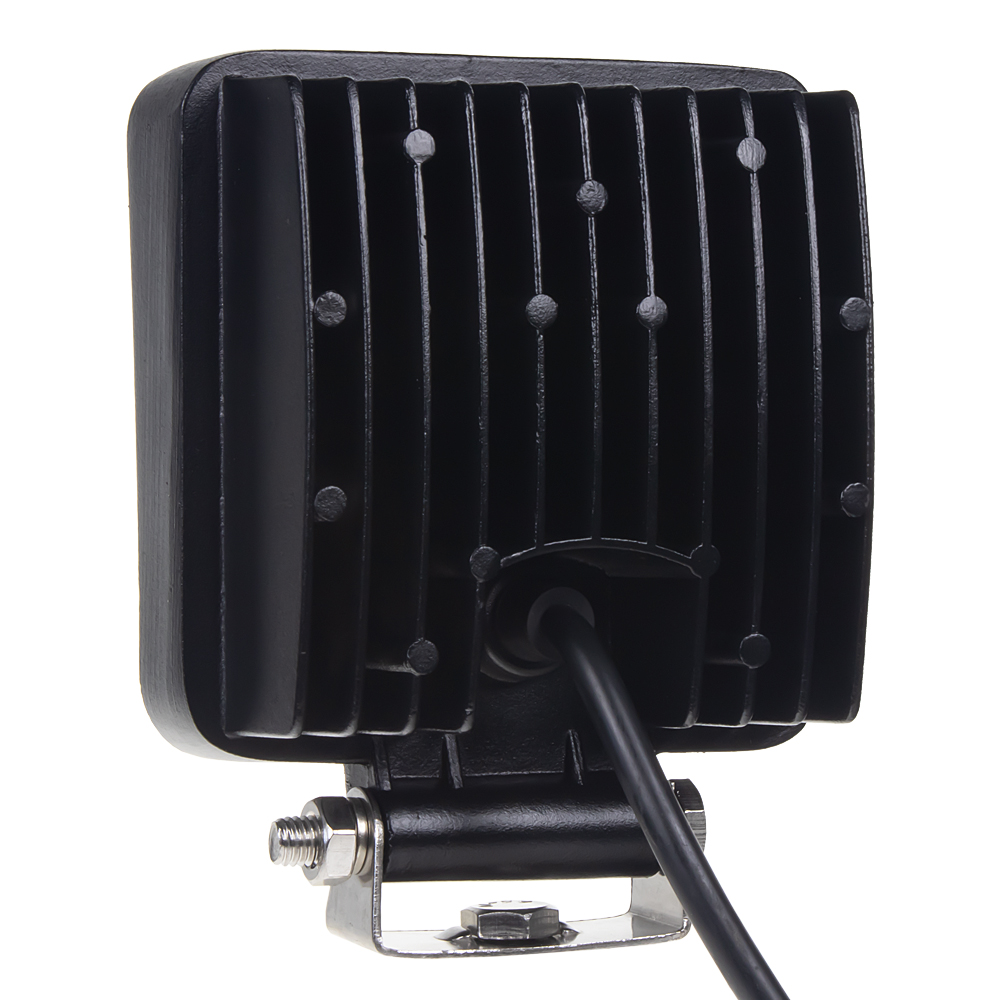 LED světlo hranaté bílé/oranžový predátor 16x3W, 107x107x60mm, ECE R10