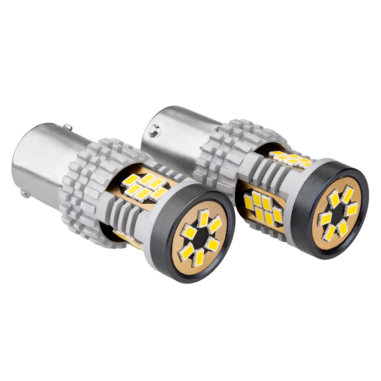 LED žárovky BA15S CAN-BUS- 24 SMD - bílé (2 ks) - Amio