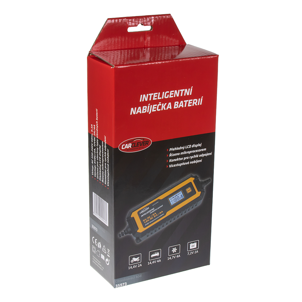 Autonabíječka CarClever 6V/2A & 12V/4A 35973