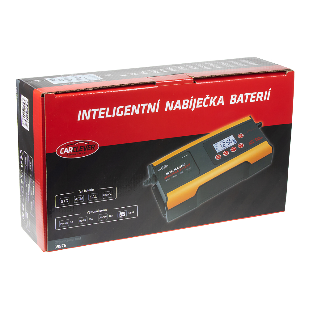 Autonabíječka 12V/25A & 24V/12,5A + 12V LifePO4