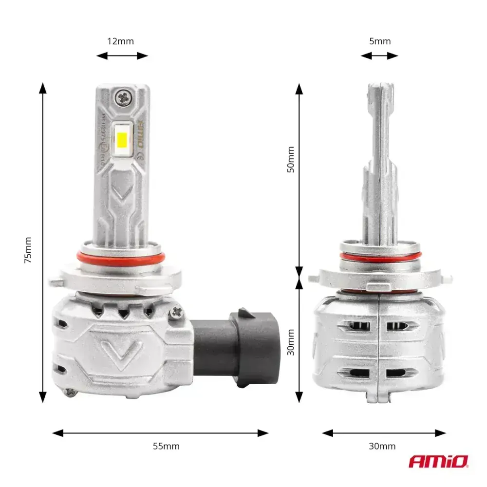 LED ŽÁROVKY HB4 9006, SERIE X2, 12V, CAN-BUS, SADA 2KS, 7920 LM