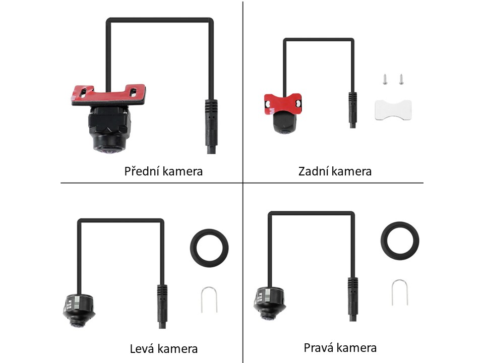 Panoramatický kamerový systém 360° s nahráváním