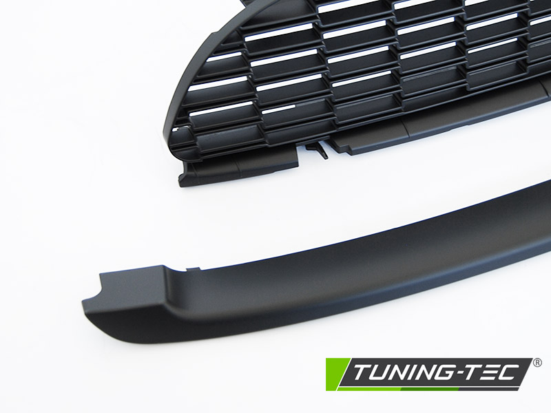 PŘEDNÍ MASKA MINI COOPER, 2006-2009, R56/R57/R55, JCW STYLE, MATNĚ ČERNÁ