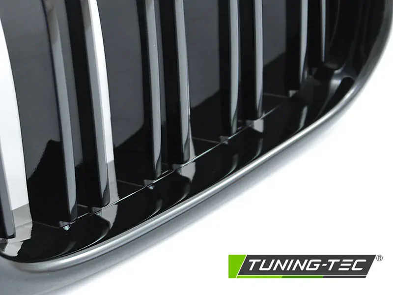 PŘEDNÍ MASKA, LEDVINKY BMW E39, 1995-2003, SPORT STYLE, LESKLÁ ČERNÁ