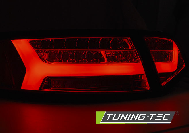 Zadní světla Audi A6 08-11 sedan červená/kouřová LED BAR SEQ