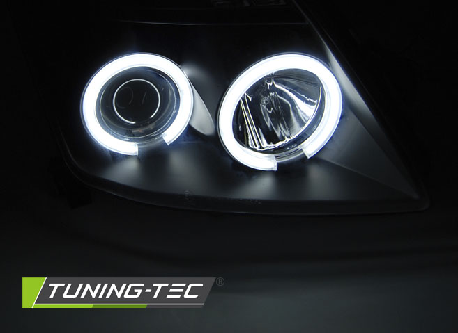 Přední světla Suzuki Swift 05-10 CCFL Angel Eyes- černé