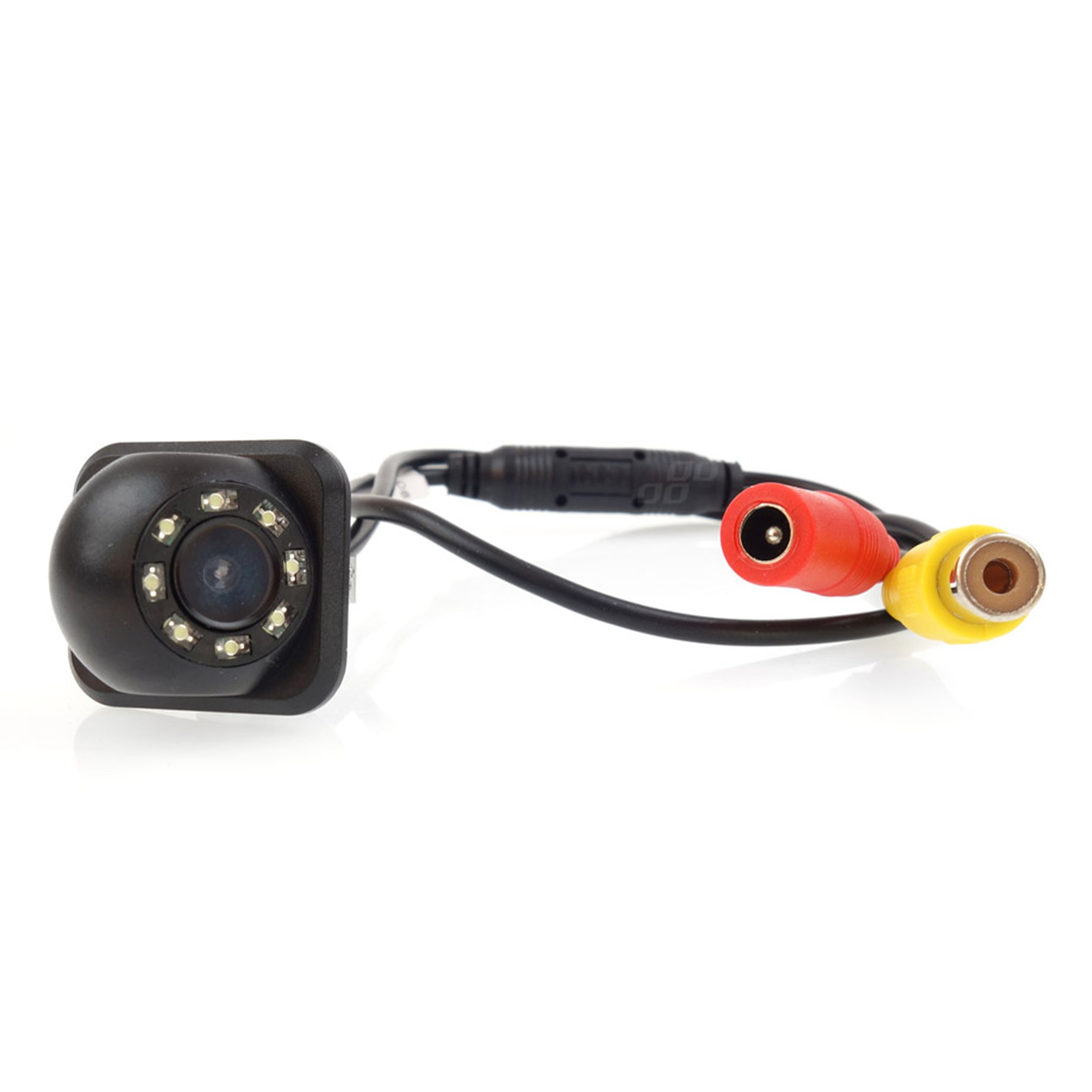 Kamera do auta Amio HD-305-LED 170° s nočním viděním o průměru 18 mm s LED osvětlením