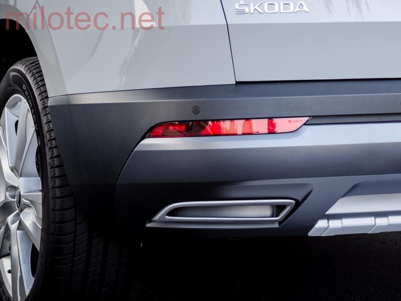 Dummy - koncovky výfuku, Alu Brush, Karoq