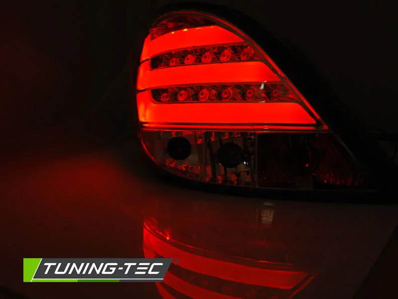 Zadní světla Peugeot 207 06-09 3/5dv htb. - chrom LED BAR