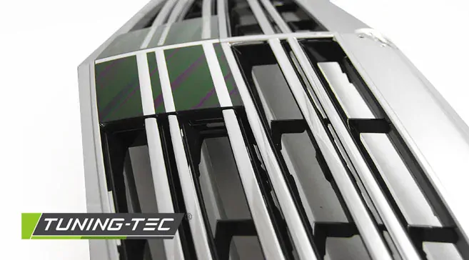 PŘEDNÍ MASKA MERCEDES W221 2005-2009 CHROMOVO ČERNÁ