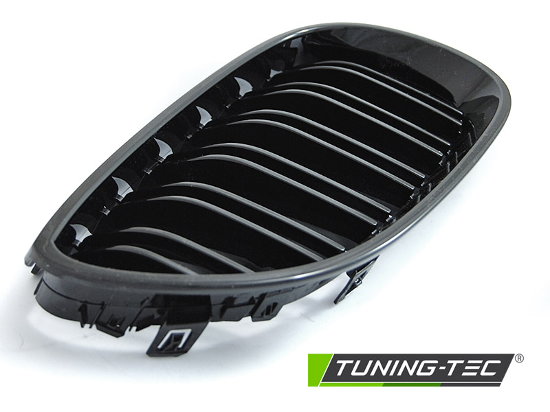 PŘEDNÍ MASKA, LEDVINKY BMW E60, E61, 2003-2010, ČERNÝ LESK