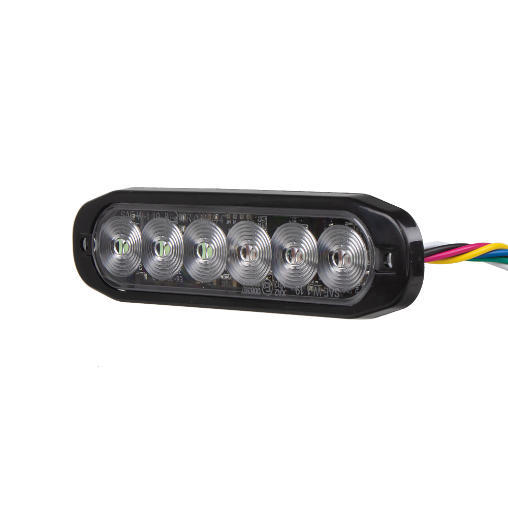 PROFI SLIM výstražné LED světlo vnější, modro-červené, 12-24V, ECE R10