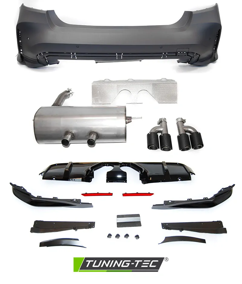 BMW F30 2011-18 zadní nárazník G80 performance včetně výfuku