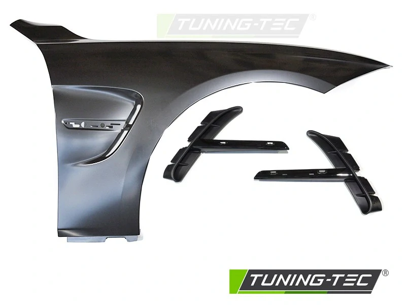 BMW F30/F31 11-18 - Blatníky SPORT STYLE s boční mřížkou BLACK
