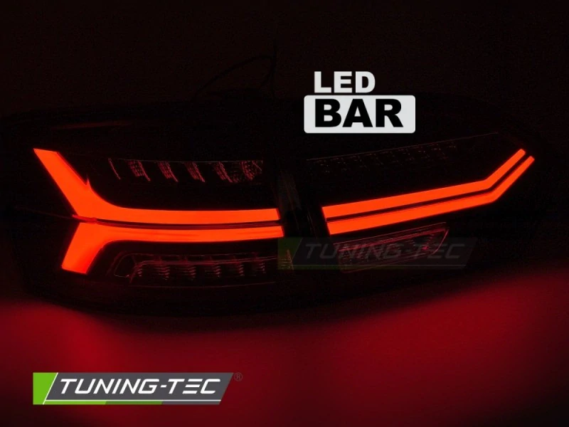 Zadní LED světla, světlomety, lampy VW Jetta VI, 2011-2014, SEQ, kouřové