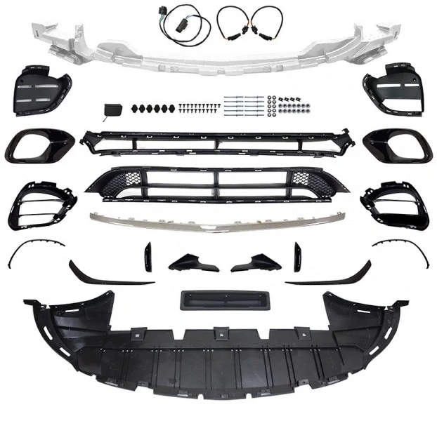 Přední nárazník Mercedes CLA W118 2019-2023, SPORT CHROME STYLE, PDC