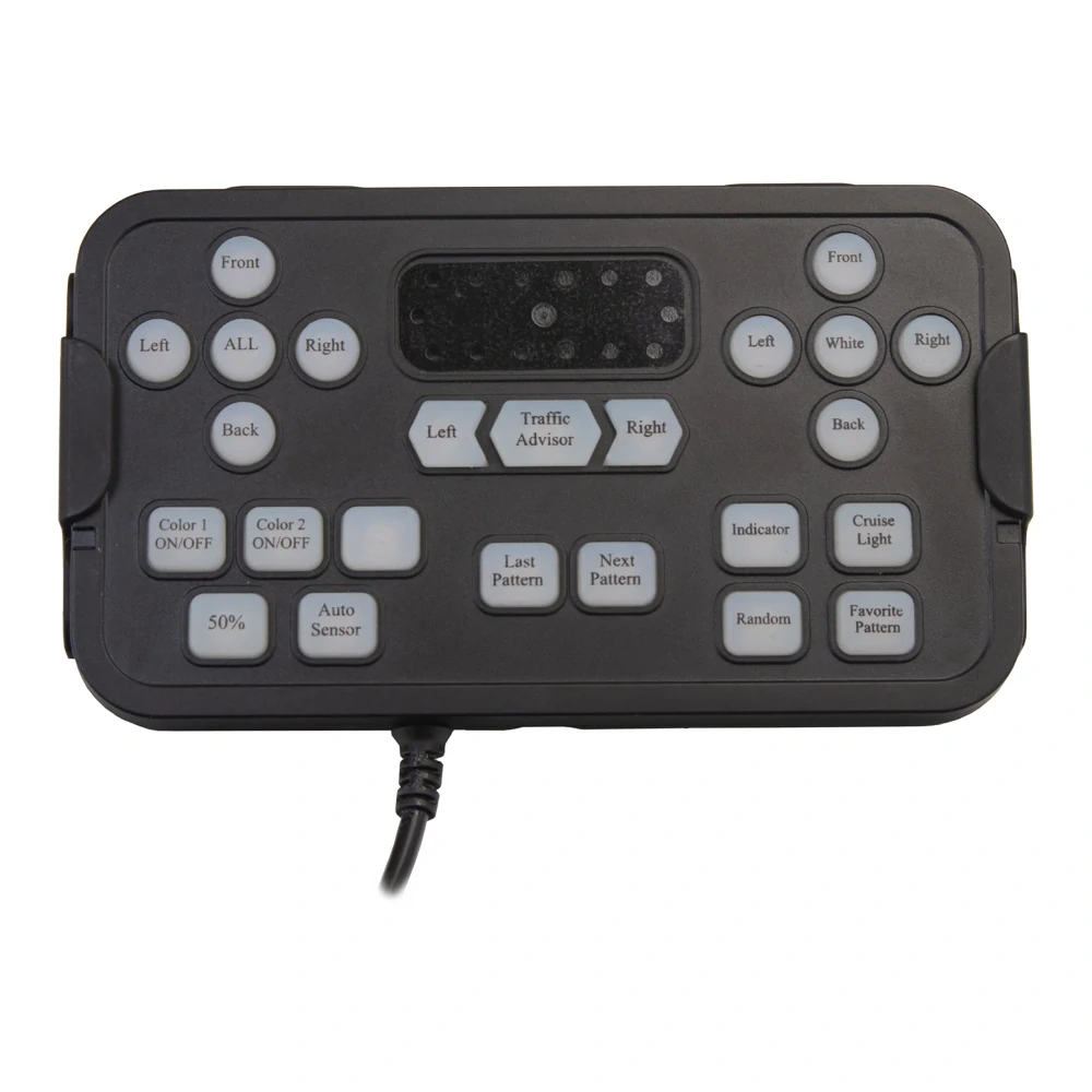 LED rampa 1240mm, oranžová+bílá, 10-30V, ECE R65